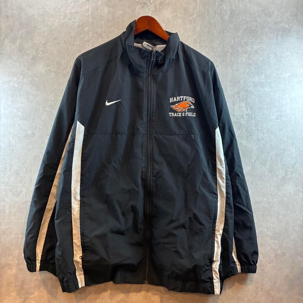 Nike Men's Black and Navy Jacket